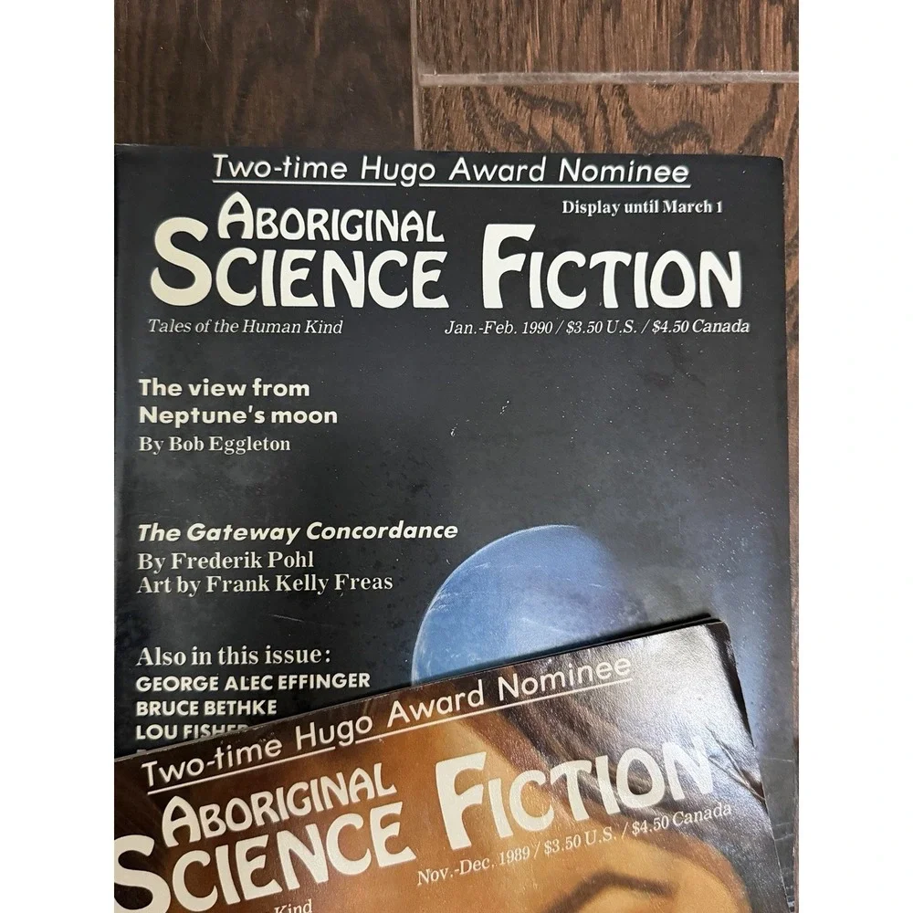 14 Aboriginal Science Fiction Magazine -1988 1989 - Vintage